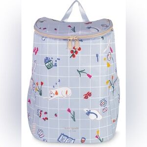 Kate Spade Park Picnic Large Insulated Cooler Bag Backpack NWT
